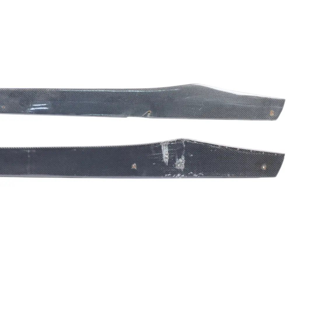 BMW F12 F13 Side Skirt Trim Moulding Strip Left Right N/O/S Set Carbon Factory - SKU 8050417-1 - Part number 8050417