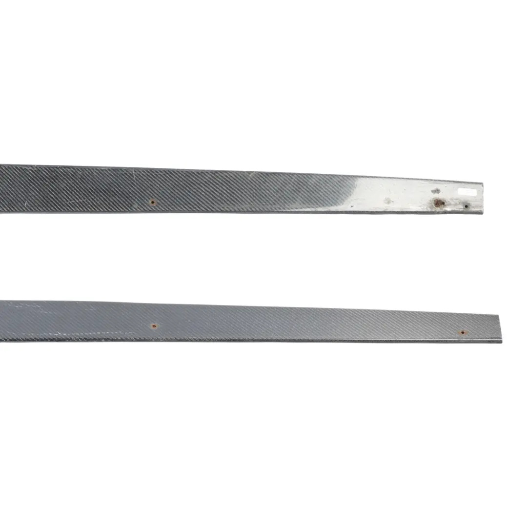 Side Skirt Trim Moulding Strip Left Right N/O/S Set Carbon Factory to BMW F12 F13 with Part number 8050417 BMW F12 F13 Side Skirt Trim Moulding Strip Left Right N/O/S Set Carbon Factory - SKU 8050417-1 - Part number 8050417