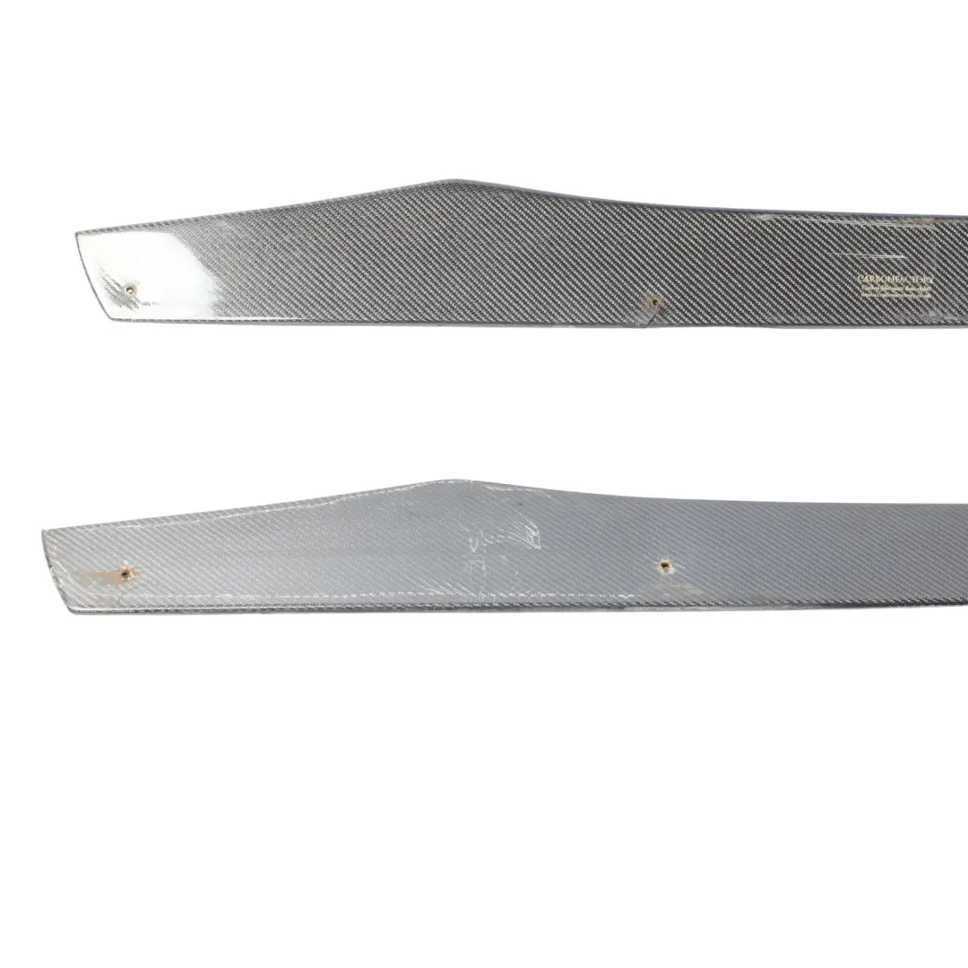 Side Skirt Trim Moulding Strip Left Right N/O/S Set Carbon Factory to BMW F12 F13 with Part number 8050417 BMW F12 F13 Side Skirt Trim Moulding Strip Left Right N/O/S Set Carbon Factory - SKU 8050417-1 - Part number 8050417