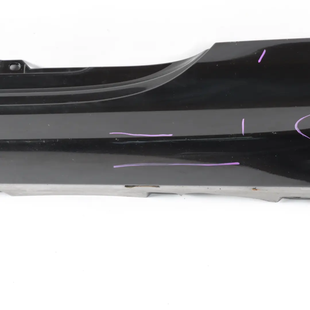 Side Skirt M Sport Sill Cover Panel Left N/S Black Sapphire - 475 to BMW F12 F13 with Part number 8050417 BMW F12 F13 Side Skirt M Sport Sill Cover Panel Left N/S Black Sapphire - 475 - SKU 8050417-BS - Part number 8050417