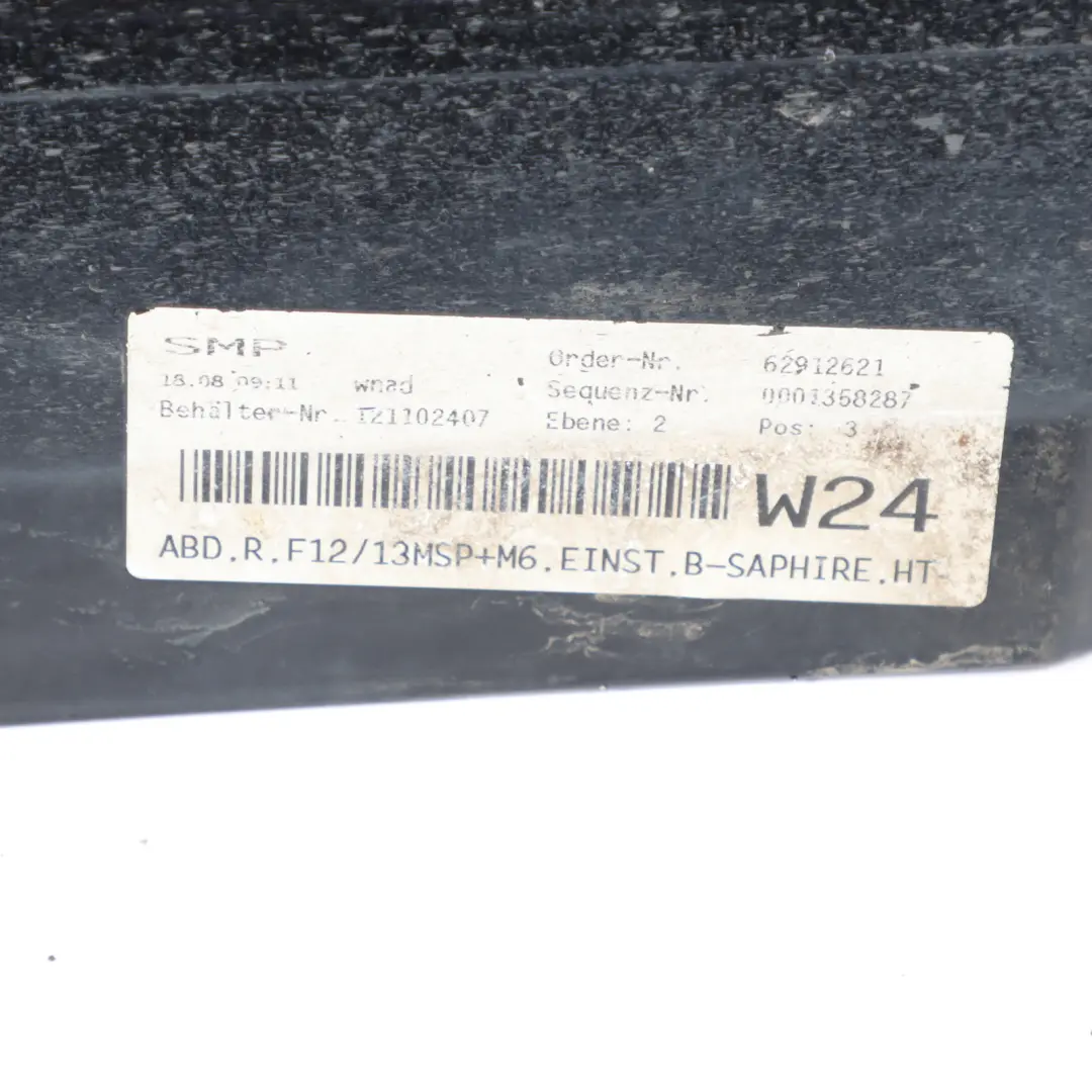 Side Skirt M Sport Sill Cover Panel Right O/S Black Sapphire - 475 to BMW F12 F13 with Part number 8050418 BMW F12 F13 Side Skirt M Sport Sill Cover Panel Right O/S Black Sapphire - 475 - SKU 8050418-BS - Part number 8050418