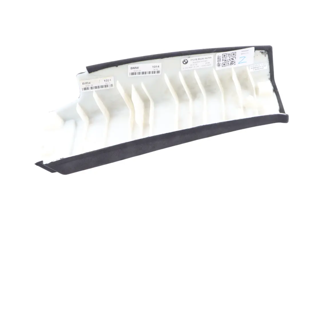 B-Pillar Column Right O/S Cover Trim Panel Alcantara to BMW F13 with Part number 8050844 BMW F13 B-Pillar Column Right O/S Cover Trim Panel Alcantara - SKU 8050844 - Part number 8050844