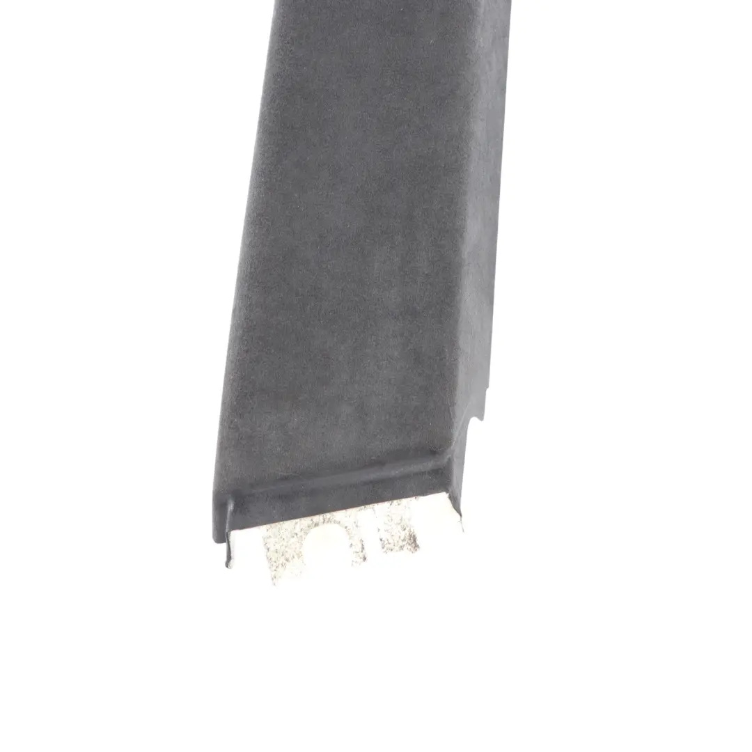 B-Pillar Column Right O/S Cover Trim Panel Alcantara to BMW F13 with Part number 8050844 BMW F13 B-Pillar Column Right O/S Cover Trim Panel Alcantara - SKU 8050844 - Part number 8050844