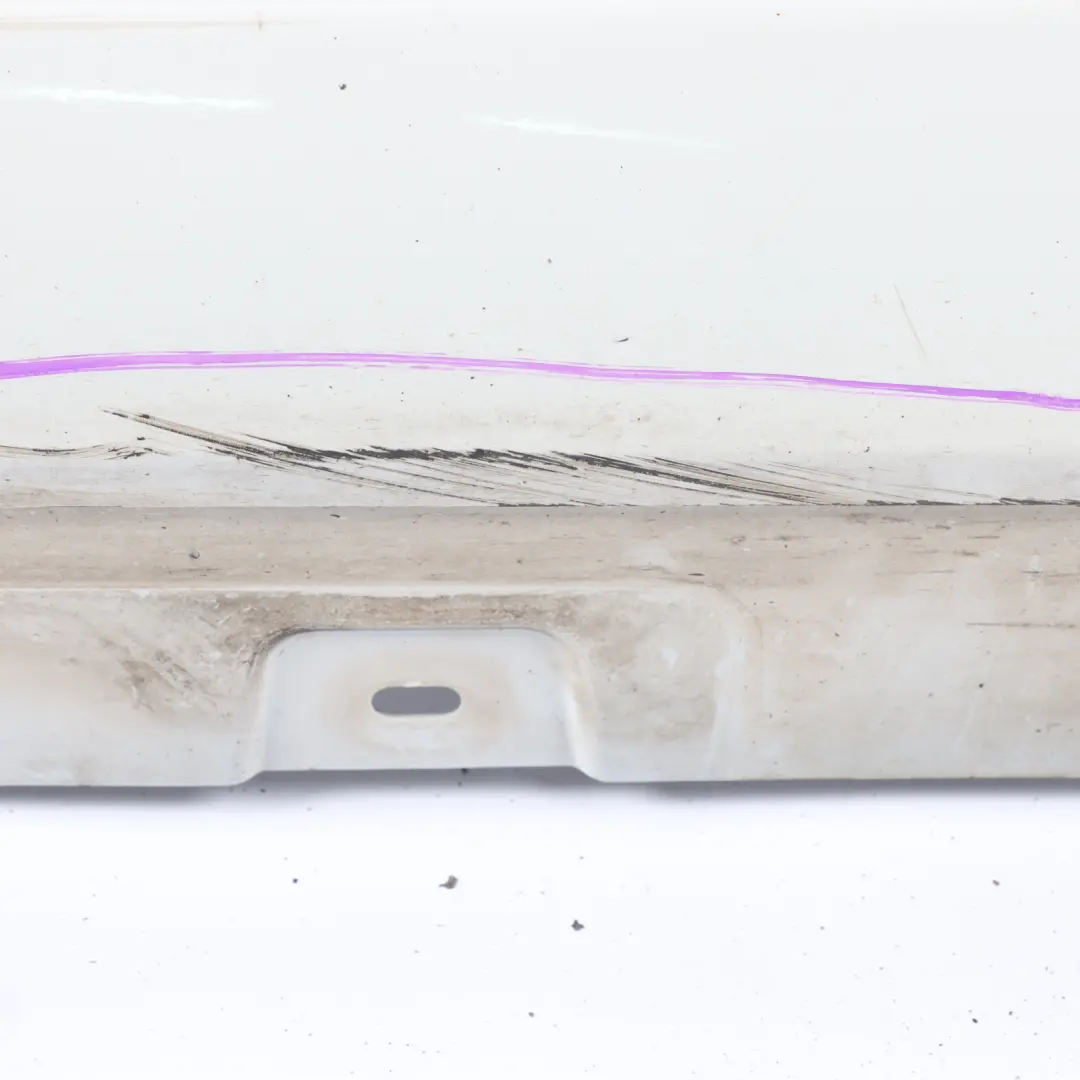 Side Skirt M Sport Sill Panel Left N/S Alpinweiss Alpine White - 300 to BMW F06 with Part number 8052655 BMW F06 Side Skirt M Sport Sill Panel Left N/S Alpinweiss Alpine White - 300 - SKU 8052655-AW - Part number 8052655