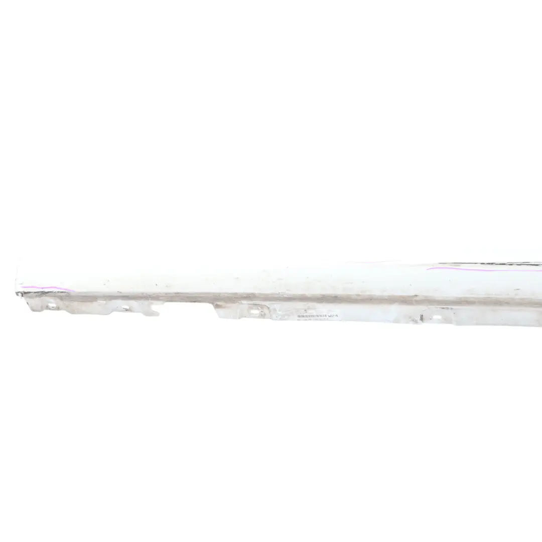 Side Skirt M Sport Sill Panel Left N/S Alpinweiss Alpine White - 300 to BMW F06 with Part number 8052655 BMW F06 Side Skirt M Sport Sill Panel Left N/S Alpinweiss Alpine White - 300 - SKU 8052655-AW - Part number 8052655