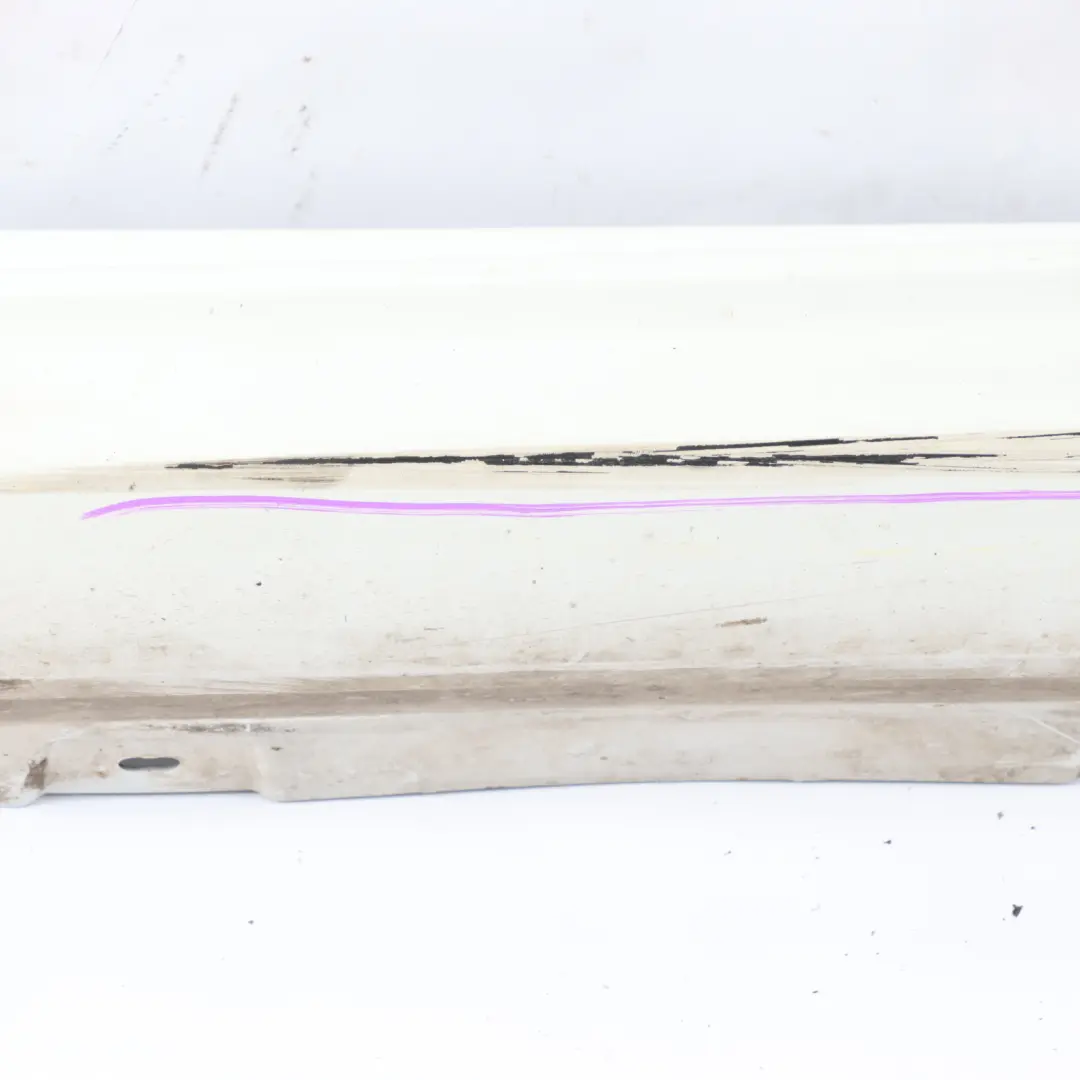 Side Skirt M Sport Sill Panel Left N/S Alpinweiss Alpine White - 300 to BMW F06 with Part number 8052655 BMW F06 Side Skirt M Sport Sill Panel Left N/S Alpinweiss Alpine White - 300 - SKU 8052655-AW - Part number 8052655