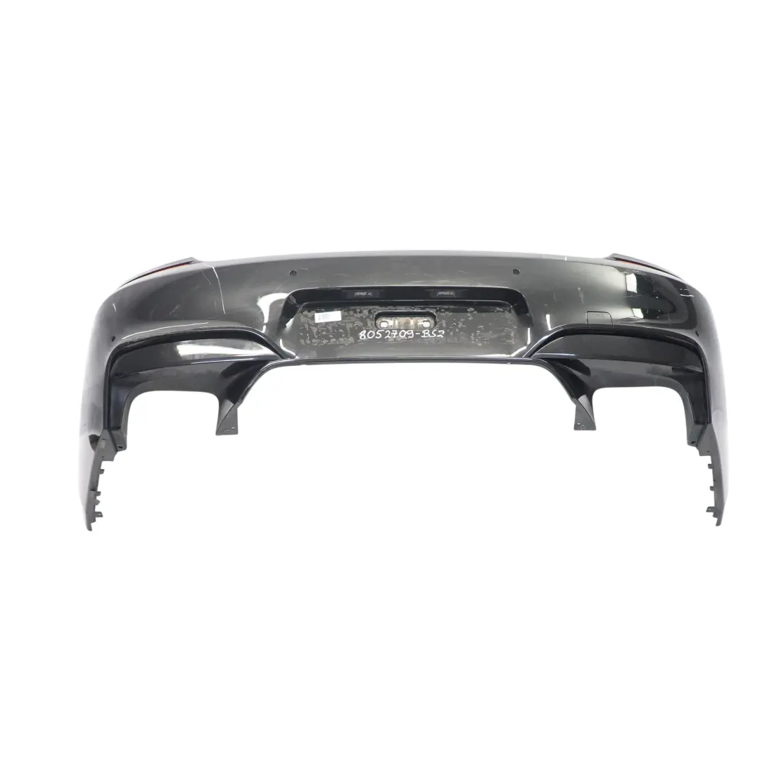 BMW F12 F13 Zderzak Tylny M-Pakiet PDC Black Sapphire Czarny Metalik - 475 - SKU 8052709-BS2 - Numer Części 8052709