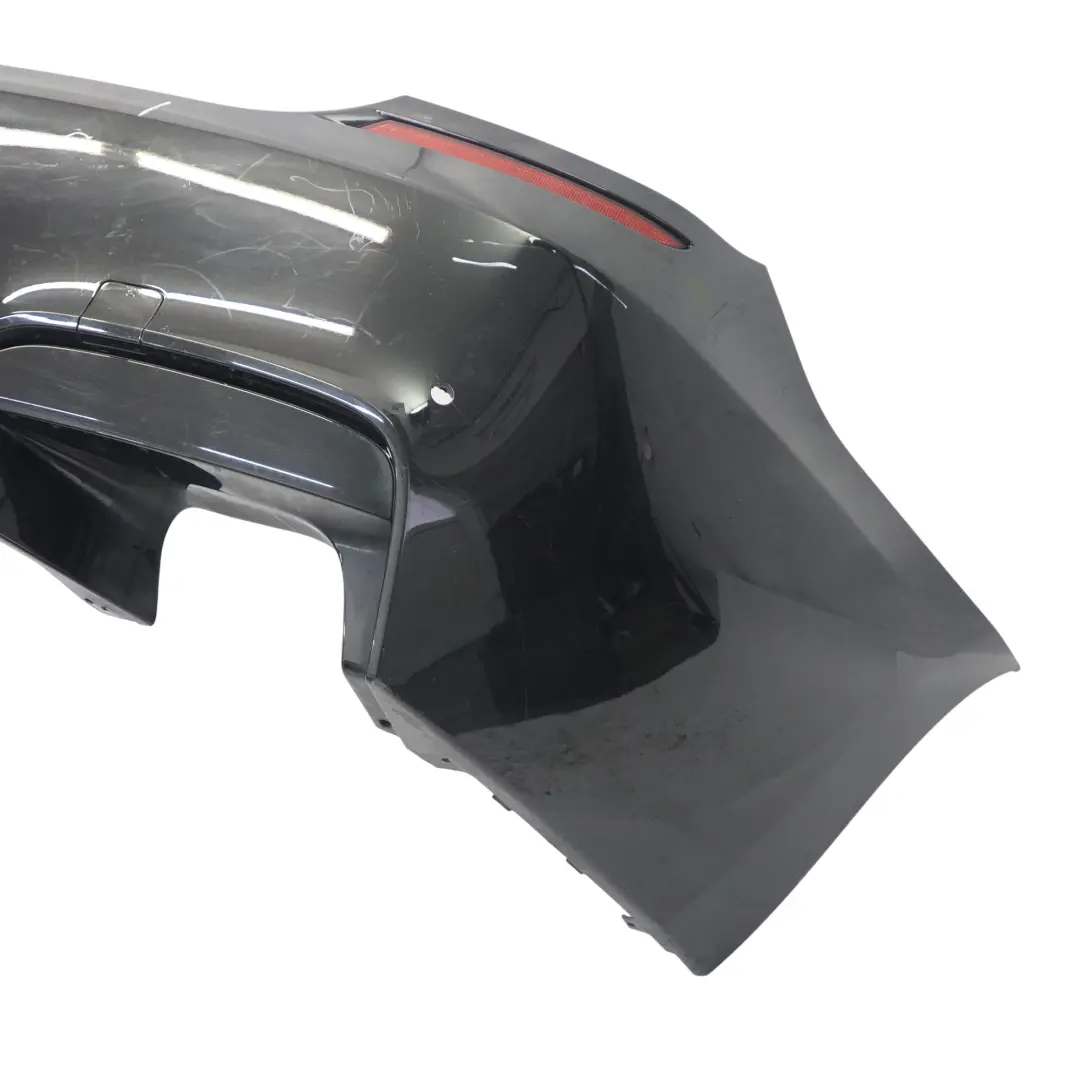 Bumper BMW F12 F13 M Sport Bumper Panel Trim PDC Black Sapphire - 475 to Rear with Part number 8052709 Rear Bumper BMW F12 F13 M Sport Bumper Panel Trim PDC Black Sapphire - 475 - SKU 8052709-BS2 - Part number 8052709