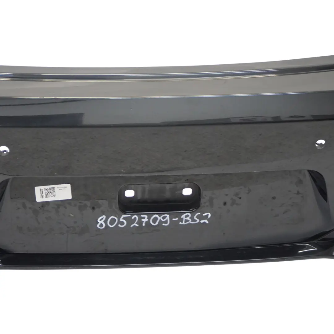 Bumper BMW F12 F13 M Sport Bumper Panel Trim PDC Black Sapphire - 475 to Rear with Part number 8052709 Rear Bumper BMW F12 F13 M Sport Bumper Panel Trim PDC Black Sapphire - 475 - SKU 8052709-BS2 - Part number 8052709