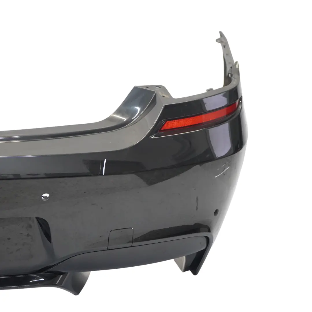 BMW F12 F13 Zderzak Tylny M-Pakiet PDC Black Sapphire Czarny Metalik - 475 - SKU 8052709-BS2 - Numer Części 8052709