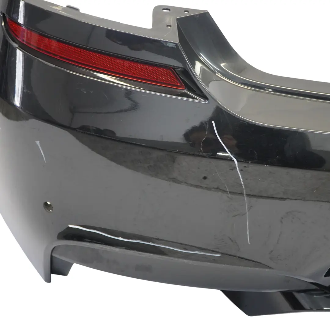 Bumper BMW F12 F13 M Sport Bumper Panel Trim PDC Black Sapphire - 475 to Rear with Part number 8052709 Rear Bumper BMW F12 F13 M Sport Bumper Panel Trim PDC Black Sapphire - 475 - SKU 8052709-BS2 - Part number 8052709