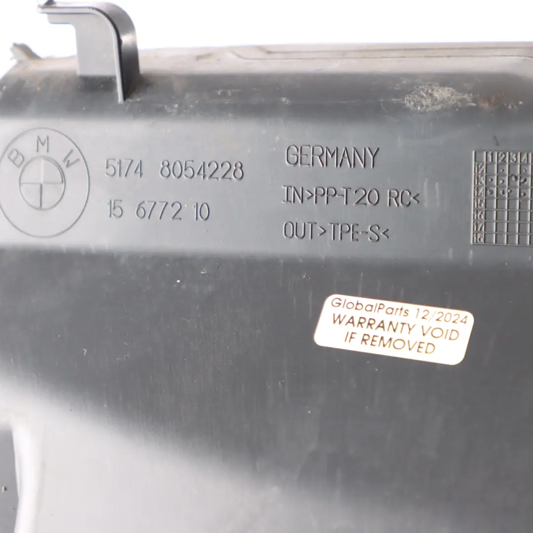 BMW F30 F31 M Sport Guía Aire Conducto Inferior Frontal Inferior Shroud - SKU 8054228 - Número de pieza 8054228