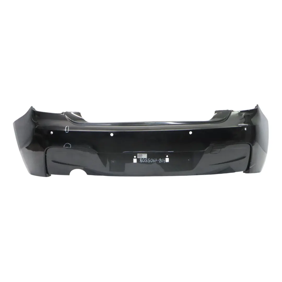 Bumper Trim Panel Black Sapphire Metallic - 475 to BMW F20 F21 M Sport Rear with Part number 8055067 BMW F20 F21 M Sport Rear Bumper Trim Panel Black Sapphire Metallic - 475 - SKU 8055067-BS4 - Part number 8055067