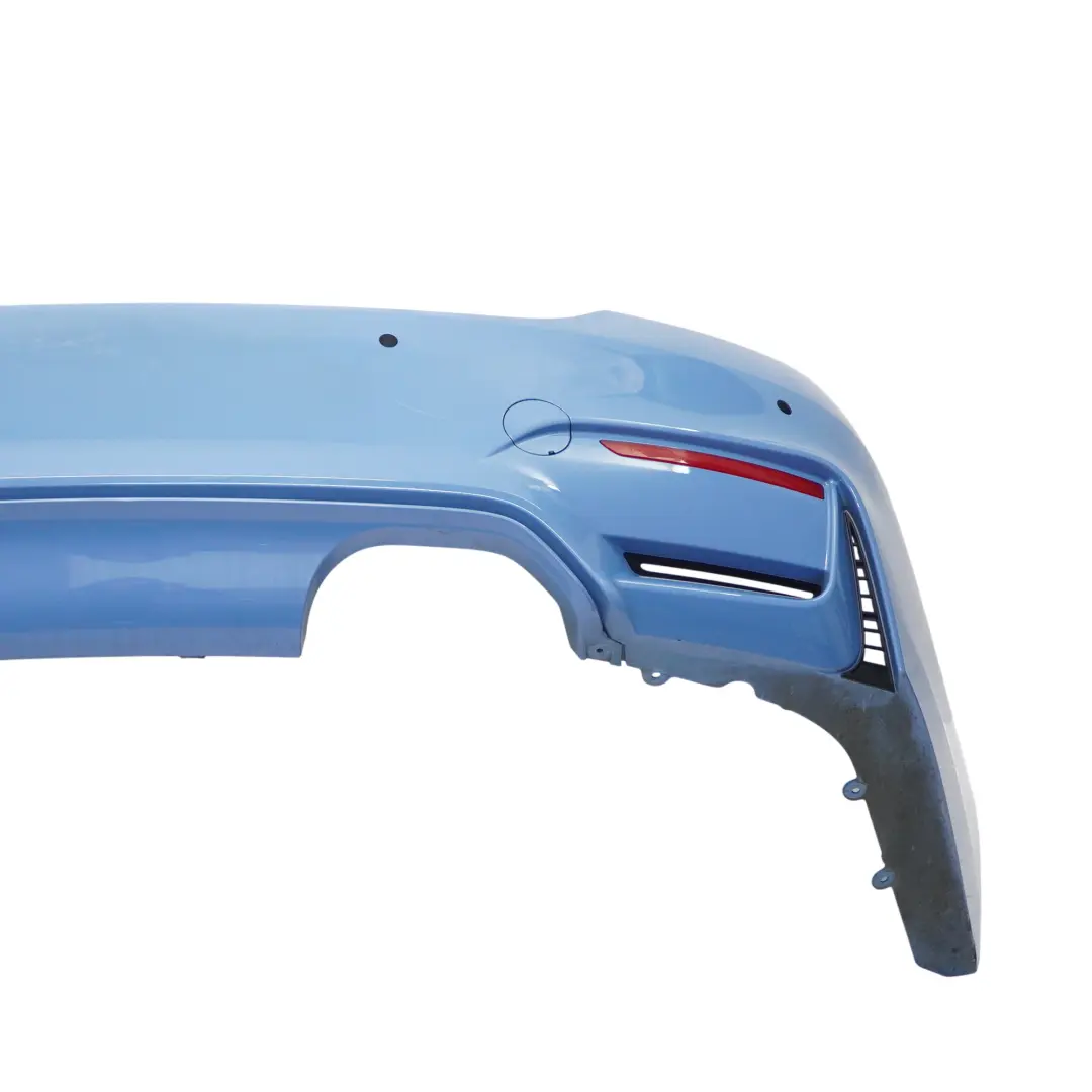 Complete Rear Bumper PDC Yas Marina Blue Metallic - B68 to BMW F82 F83 M4 with Part number 8056223 BMW F82 F83 M4 Complete Rear Bumper PDC Yas Marina Blue Metallic - B68 - SKU 8056223-YMB - Part number 8056223