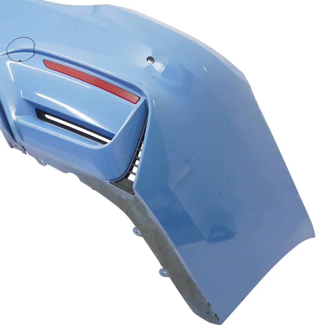Complete Rear Bumper PDC Yas Marina Blue Metallic - B68 to BMW F82 F83 M4 with Part number 8056223 BMW F82 F83 M4 Complete Rear Bumper PDC Yas Marina Blue Metallic - B68 - SKU 8056223-YMB - Part number 8056223