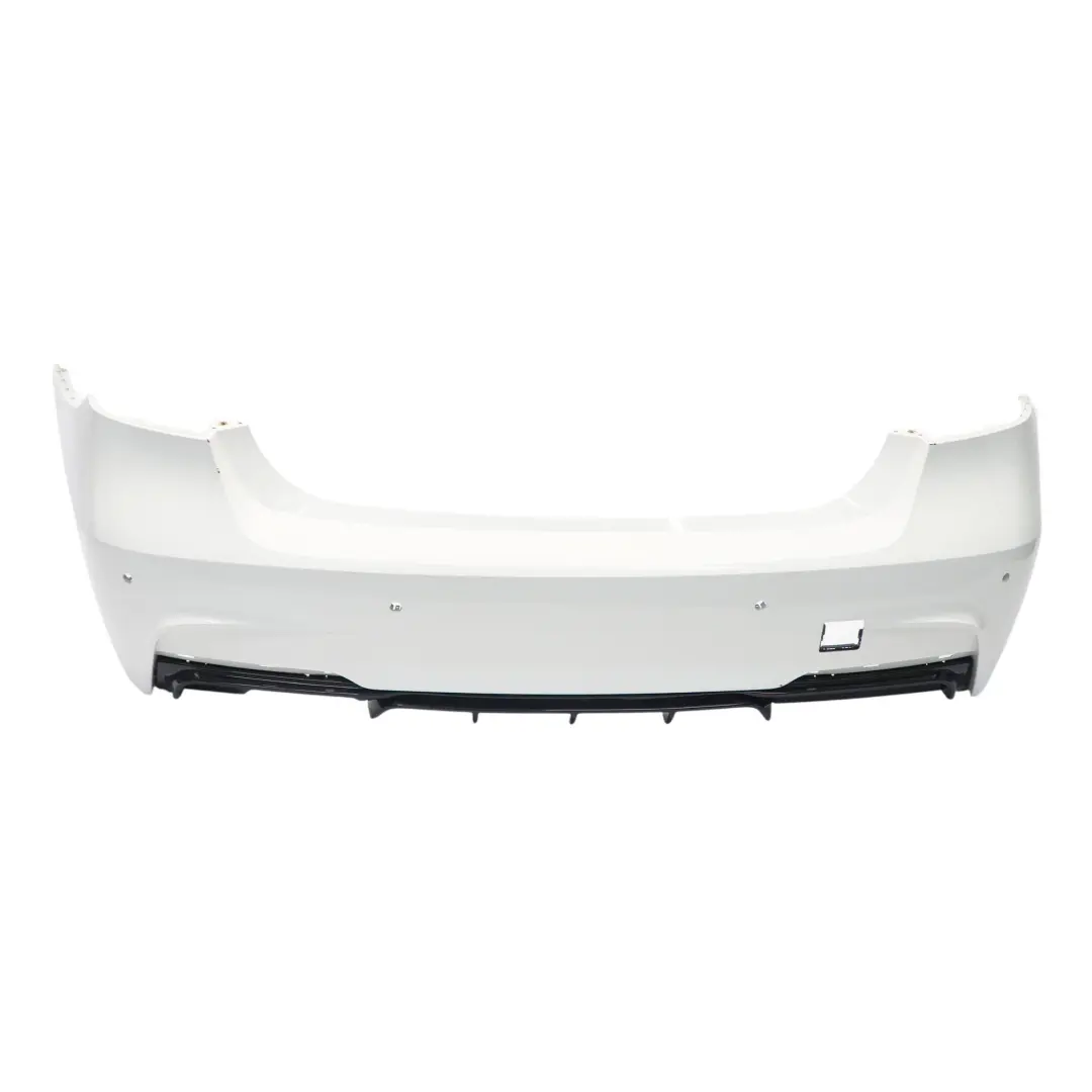 BMW F30 M Sport Rear Bumper Trim Panel PDC Alpinweiss 3 Alpine White - 300 - SKU 8056497-AW2 - Part number 8056497