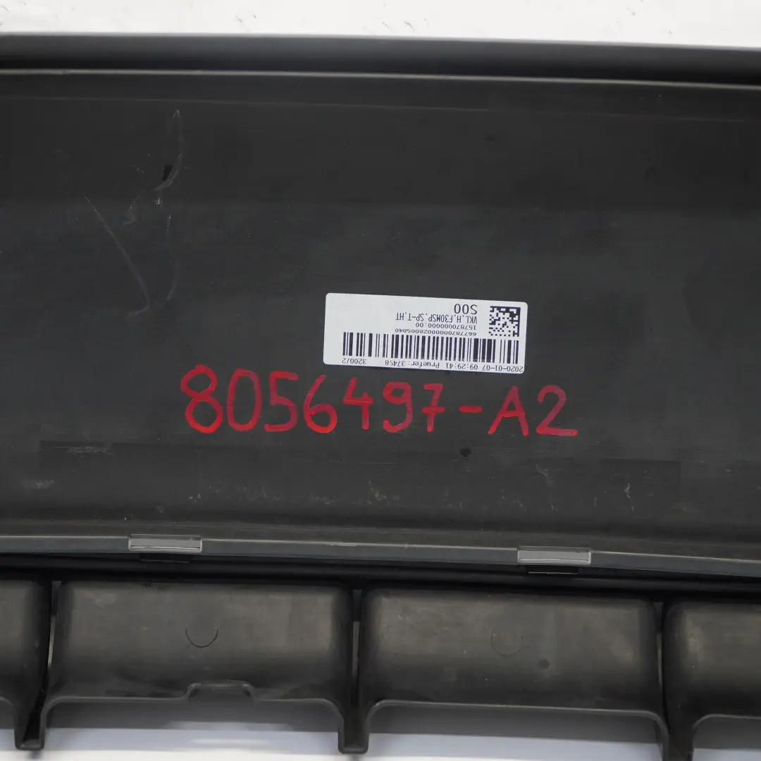 BMW F30 M Sport Rear Bumper Trim Panel PDC Alpinweiss 3 Alpine White - 300 - SKU 8056497-AW2 - Part number 8056497