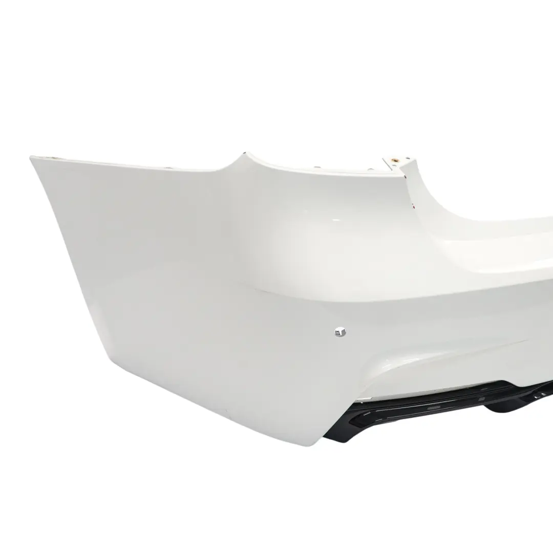 BMW F30 Zderzak Tylny M-Pakiet PDC Alpinweiss 3 Biały - 300 - SKU 8056497-AW2 - Numer Części 8056497