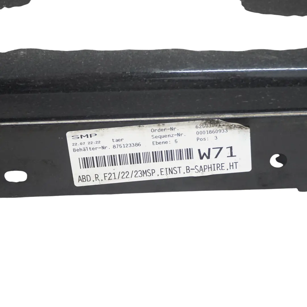  Faldón lateral BMW F21 F22 M Sport Sill Strip Derecho Black Sapphire - 475 - SKU 8056818-BS4 - Número de pieza 8056818
