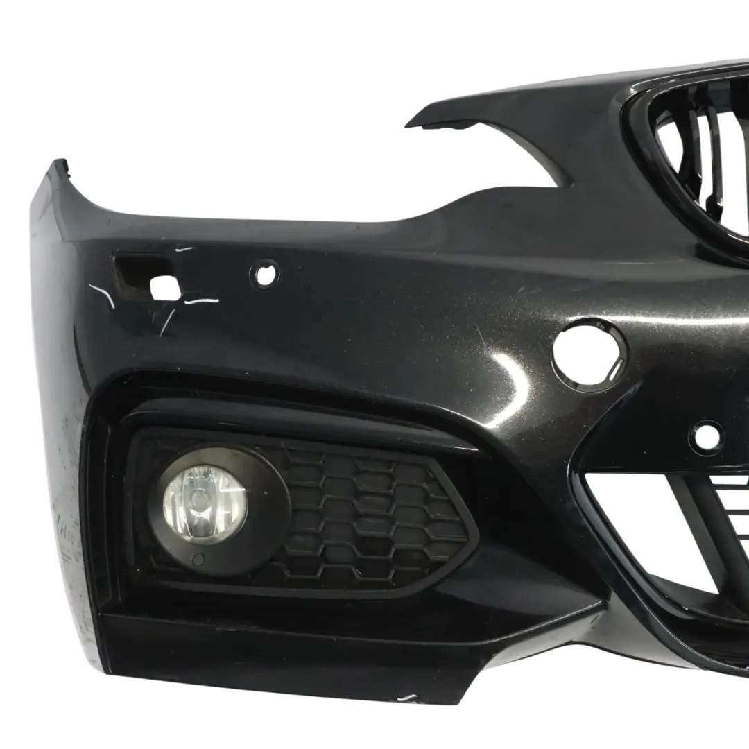 BMW F22 F23 Zderzak Przedni Black Sapphire Czarny Metalik - 475 - SKU 8057047-BS - Numer Części 8057047