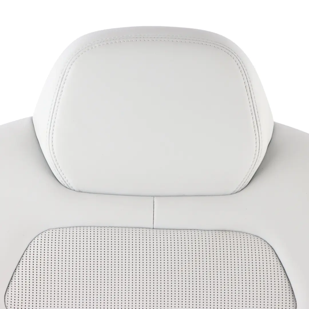 Backrest Cover Right O/S Leather Merino Silverstone to BMW F82 M4 Rear Seat with Part number 8058184 BMW F82 M4 Rear Seat Backrest Cover Right O/S Leather Merino Silverstone - SKU 8058184 - Part number 8058184