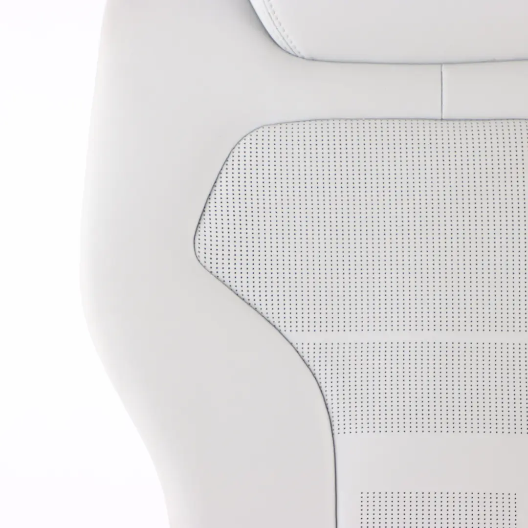 Backrest Cover Right O/S Leather Merino Silverstone to BMW F82 M4 Rear Seat with Part number 8058184 BMW F82 M4 Rear Seat Backrest Cover Right O/S Leather Merino Silverstone - SKU 8058184 - Part number 8058184