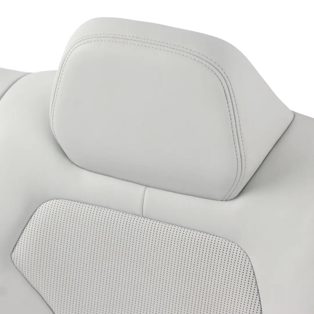 BMW F82 M4 Rear Seat Backrest Cover Left N/S Leather Merino Silverstone - SKU 8058194 - Part number 8058194