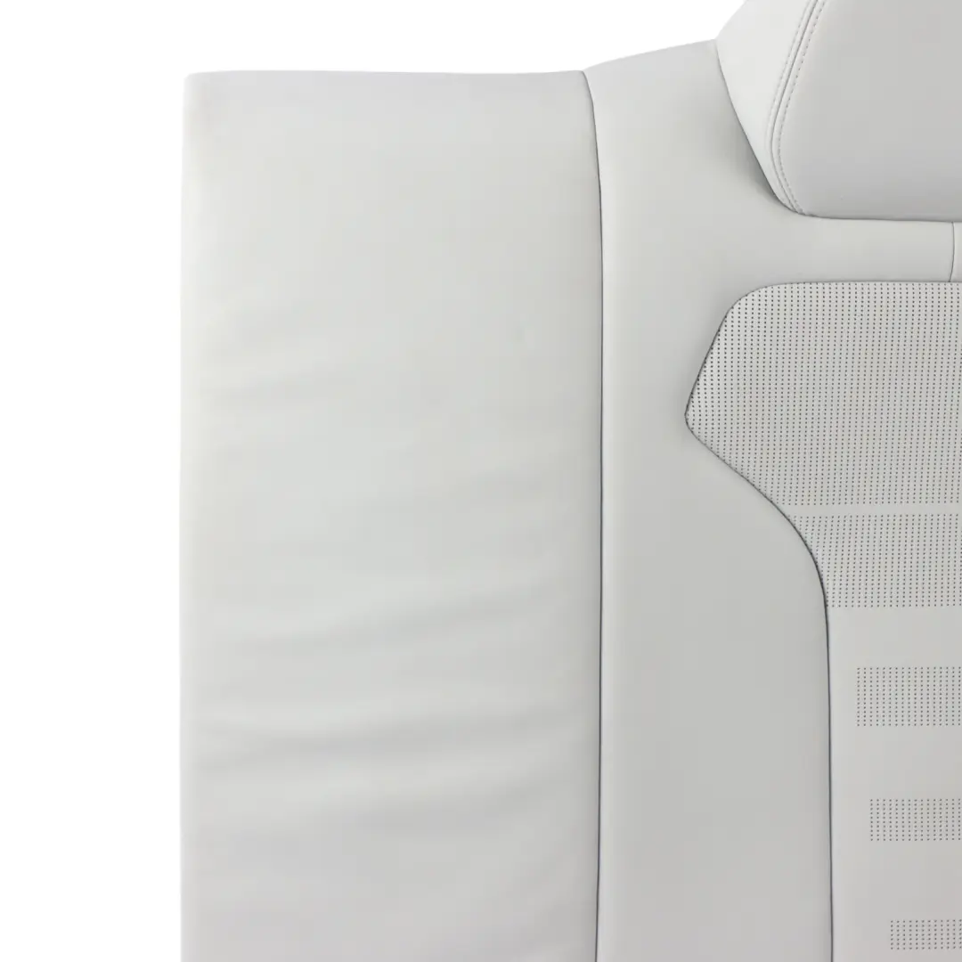 BMW F82 M4 Rear Seat Backrest Cover Left N/S Leather Merino Silverstone - SKU 8058194 - Part number 8058194