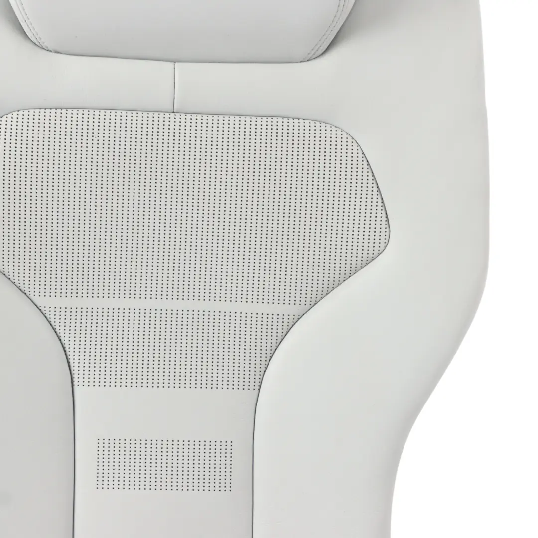 BMW F82 M4 Rear Seat Backrest Cover Left N/S Leather Merino Silverstone - SKU 8058194 - Part number 8058194