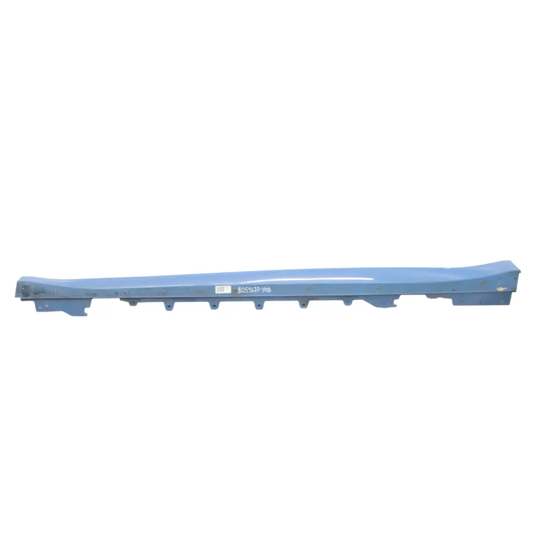 Sill Strip Faldon Lateral Izquierdo Yas Marina Blue - B68 para BMW F82 F83 M4 con número de pieza 8059627 BMW F82 F83 M4 Sill Strip Faldon Lateral Izquierdo Yas Marina Blue - B68 - SKU 8059627-YMB - Número de pieza 8059627