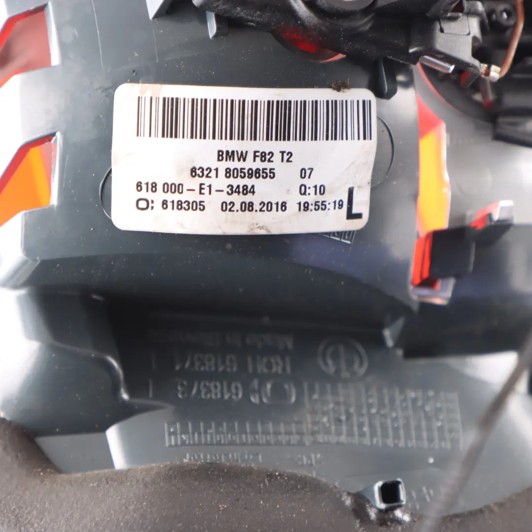 BMW F82 M4 Coupe Rear Light Trunk Lid Left N/S Lamp Taillight - SKU 8059655 - Part number 8059655