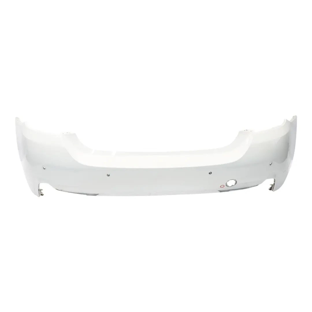 BMW F32 F33 M Sport Rear Bumper Trim Panel PDC Alpinweiss Alpine White - 300 - SKU 8060889-AW7 - Part number 8060889