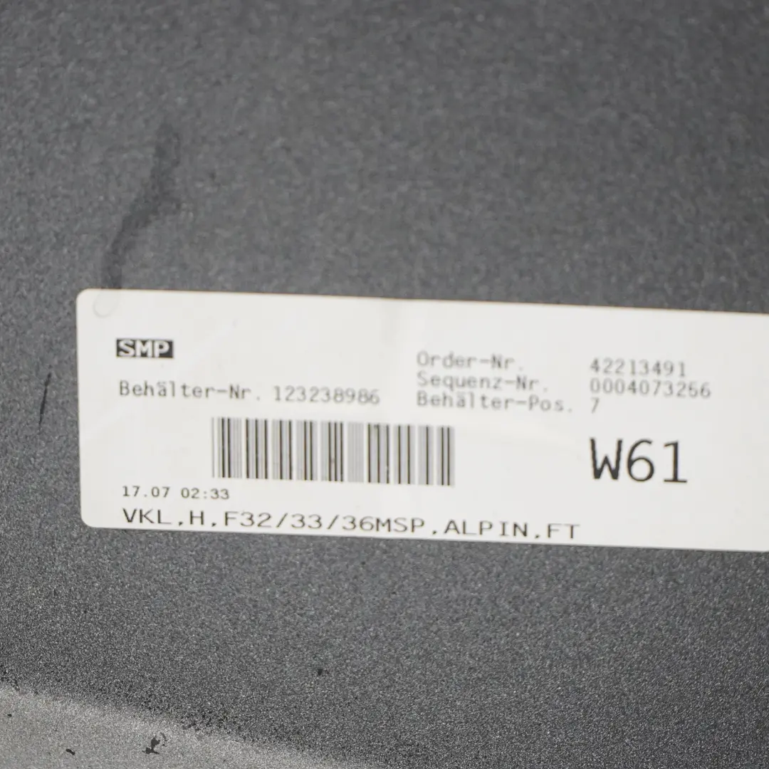 Zderzak Tylny M-Pakiet PDC Alpinweiss Alpine White - 300 do BMW F32 F33 o numerze 8060889 BMW F32 F33 Zderzak Tylny M-Pakiet PDC Alpinweiss Alpine White - 300 - SKU 8060889-AW7 - Numer Części 8060889