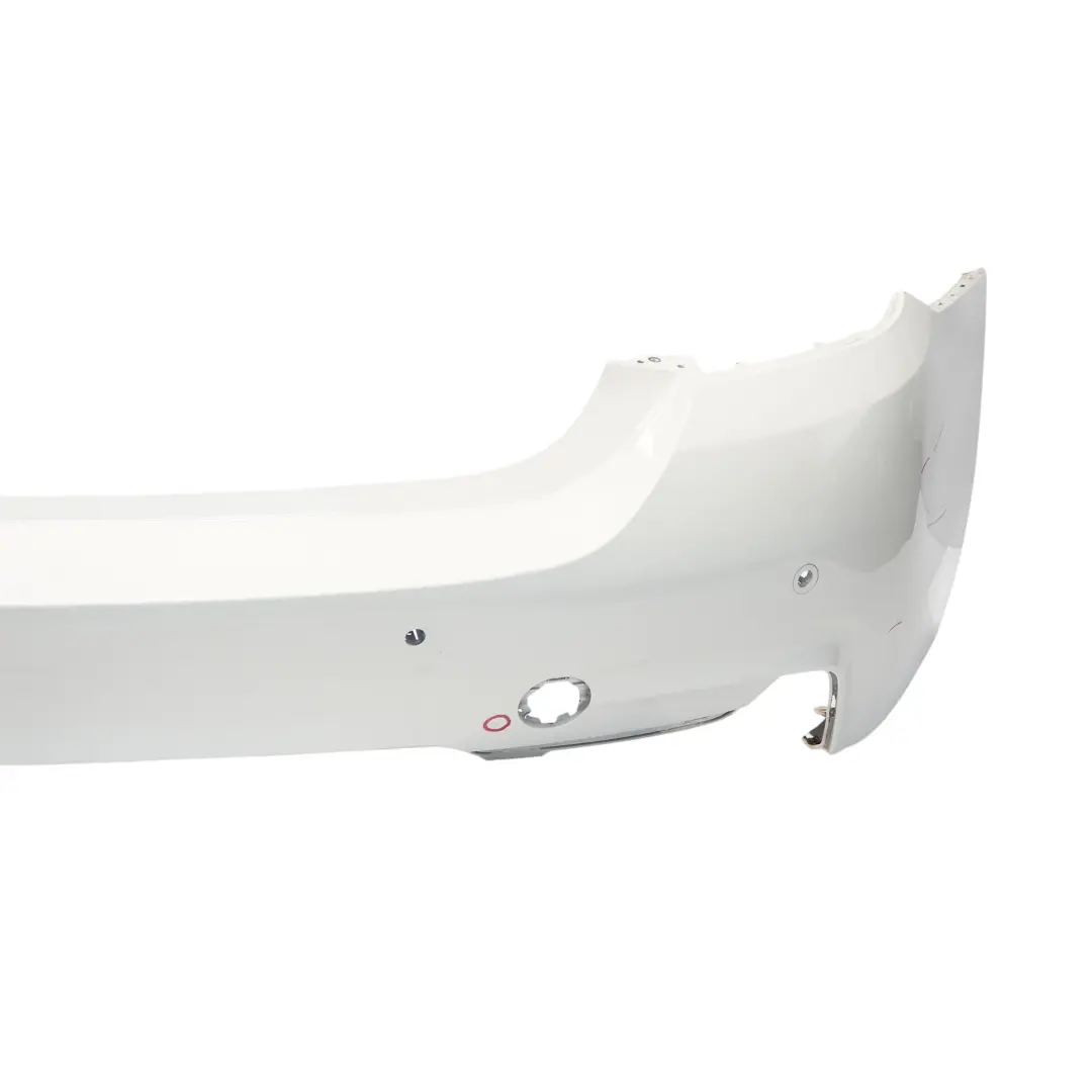 BMW F32 F33 M Sport Rear Bumper Trim Panel PDC Alpinweiss Alpine White - 300 - SKU 8060889-AW7 - Part number 8060889