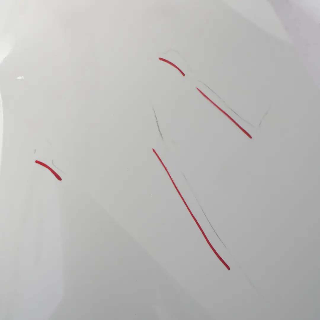 BMW F32 F33 M Sport Rear Bumper Trim Panel PDC Alpinweiss Alpine White - 300 - SKU 8060889-AW7 - Part number 8060889