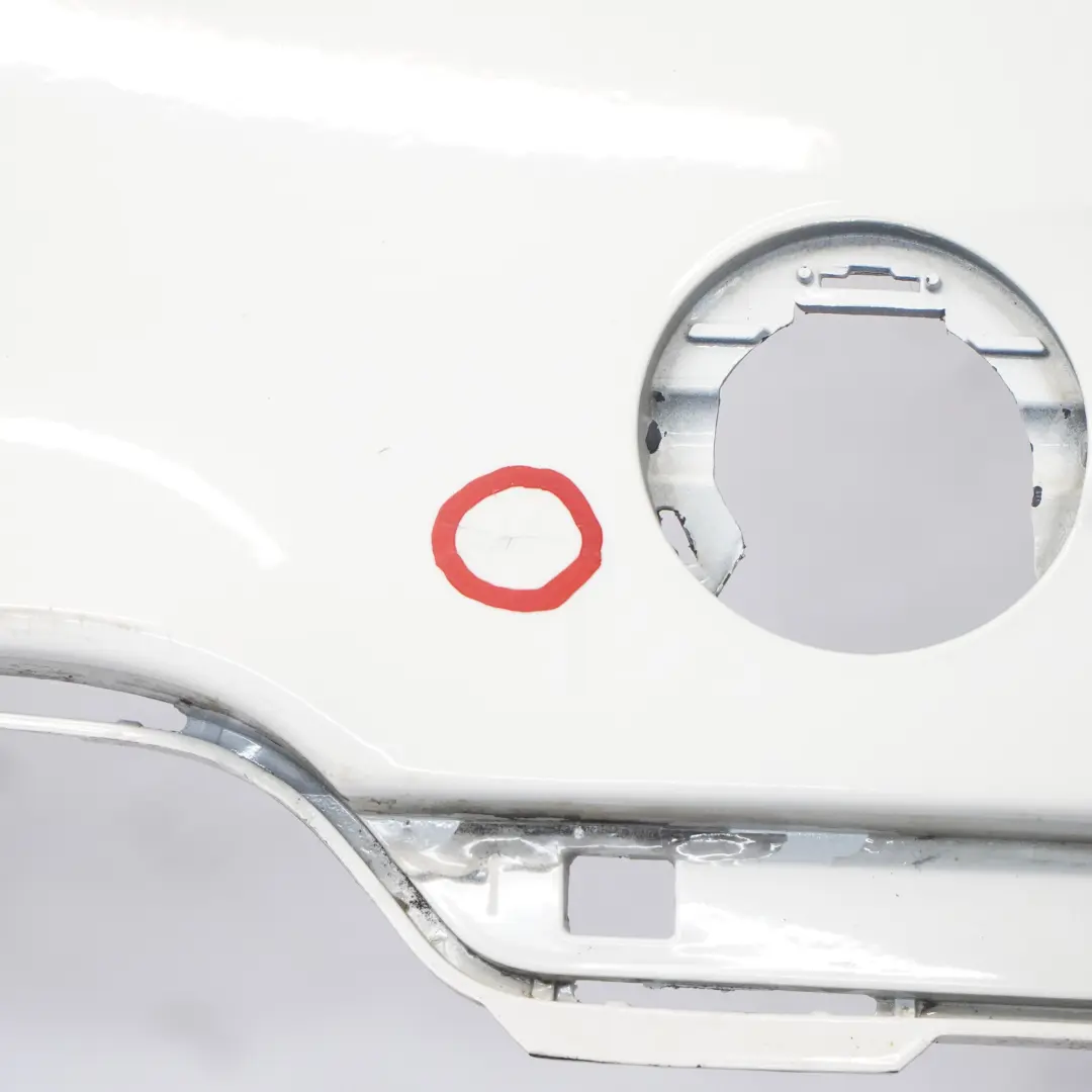 BMW F32 F33 M Sport Rear Bumper Trim Panel PDC Alpinweiss Alpine White - 300 - SKU 8060889-AW7 - Part number 8060889