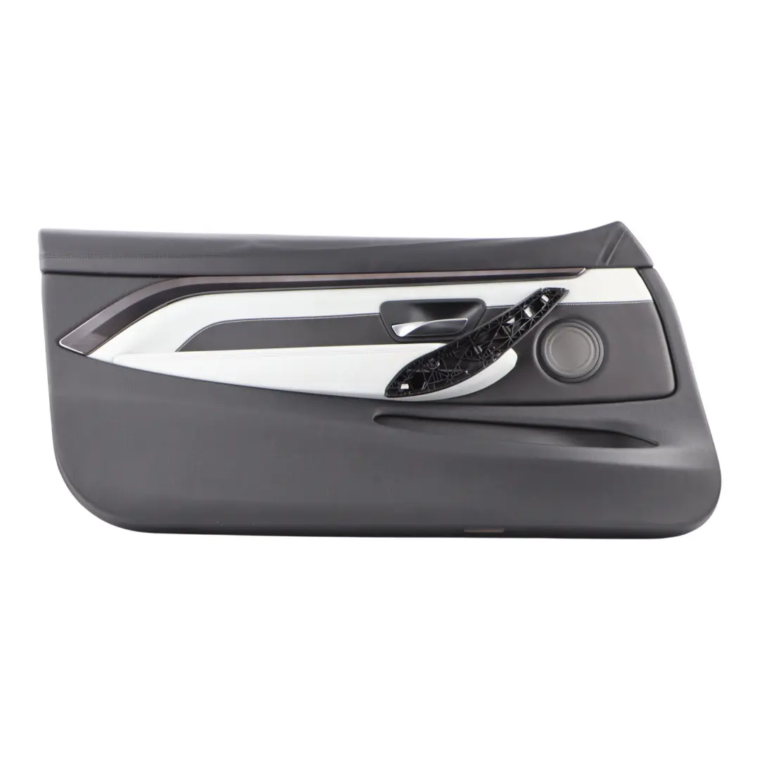 BMW F82 F83 M4 Door Card Trim Cover Front Left N/S Leather Silverstone 2 - SKU 8063625 - Part number 8063625