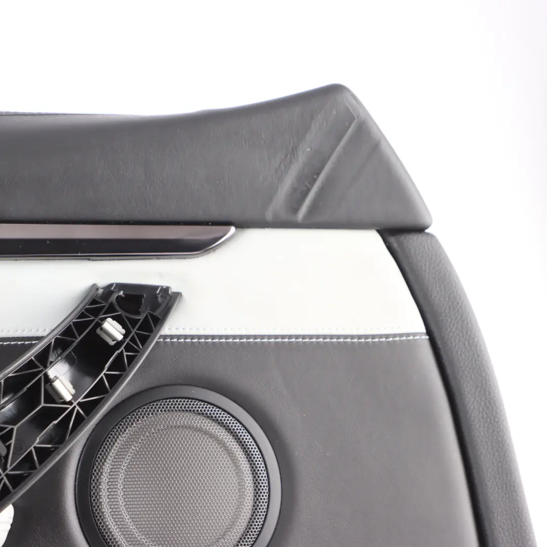 BMW F82 F83 M4 Door Card Trim Cover Front Left N/S Leather Silverstone 2 - SKU 8063625 - Part number 8063625