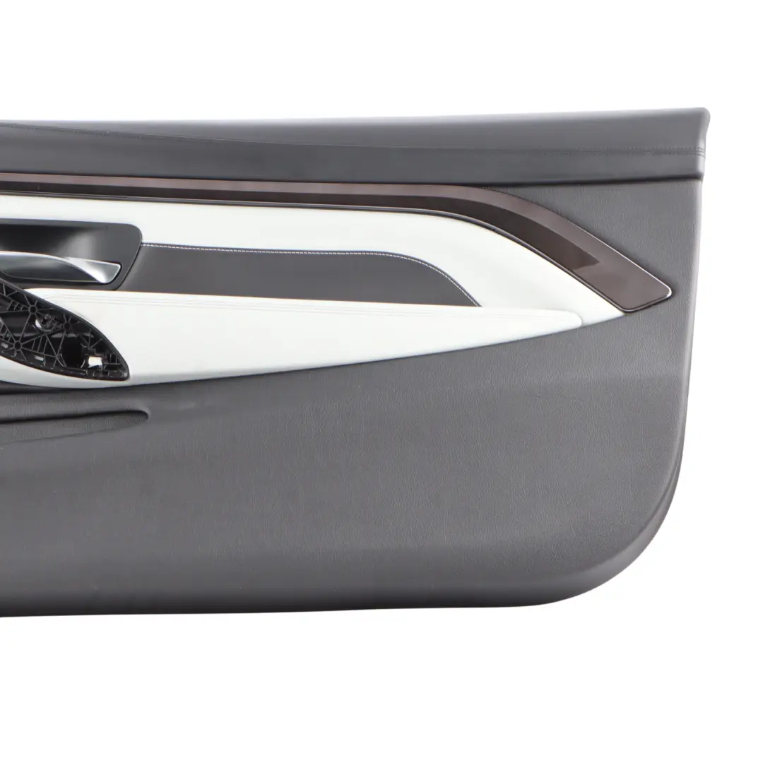 BMW F82 F83 M4 Door Card Trim Cover Front Right O/S All Leather Silverstone 2 - SKU 8063632 - Part number 8063632