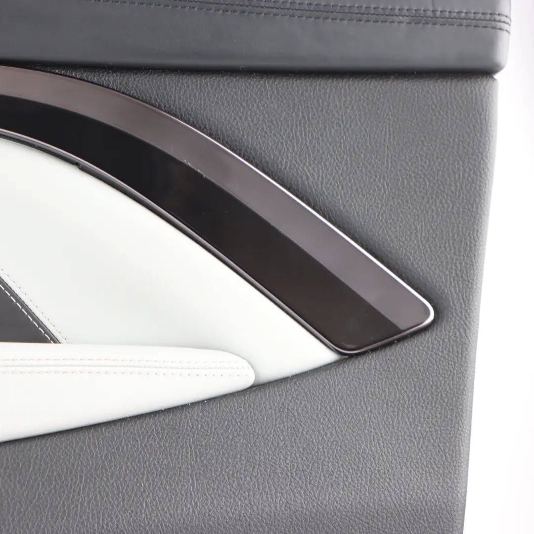 BMW F82 F83 M4 Door Card Trim Cover Front Right O/S All Leather Silverstone 2 - SKU 8063632 - Part number 8063632