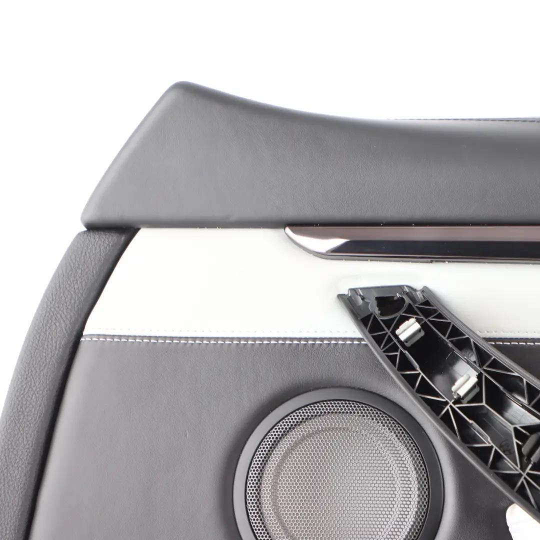 BMW F82 F83 M4 Door Card Trim Cover Front Right O/S All Leather Silverstone 2 - SKU 8063632 - Part number 8063632