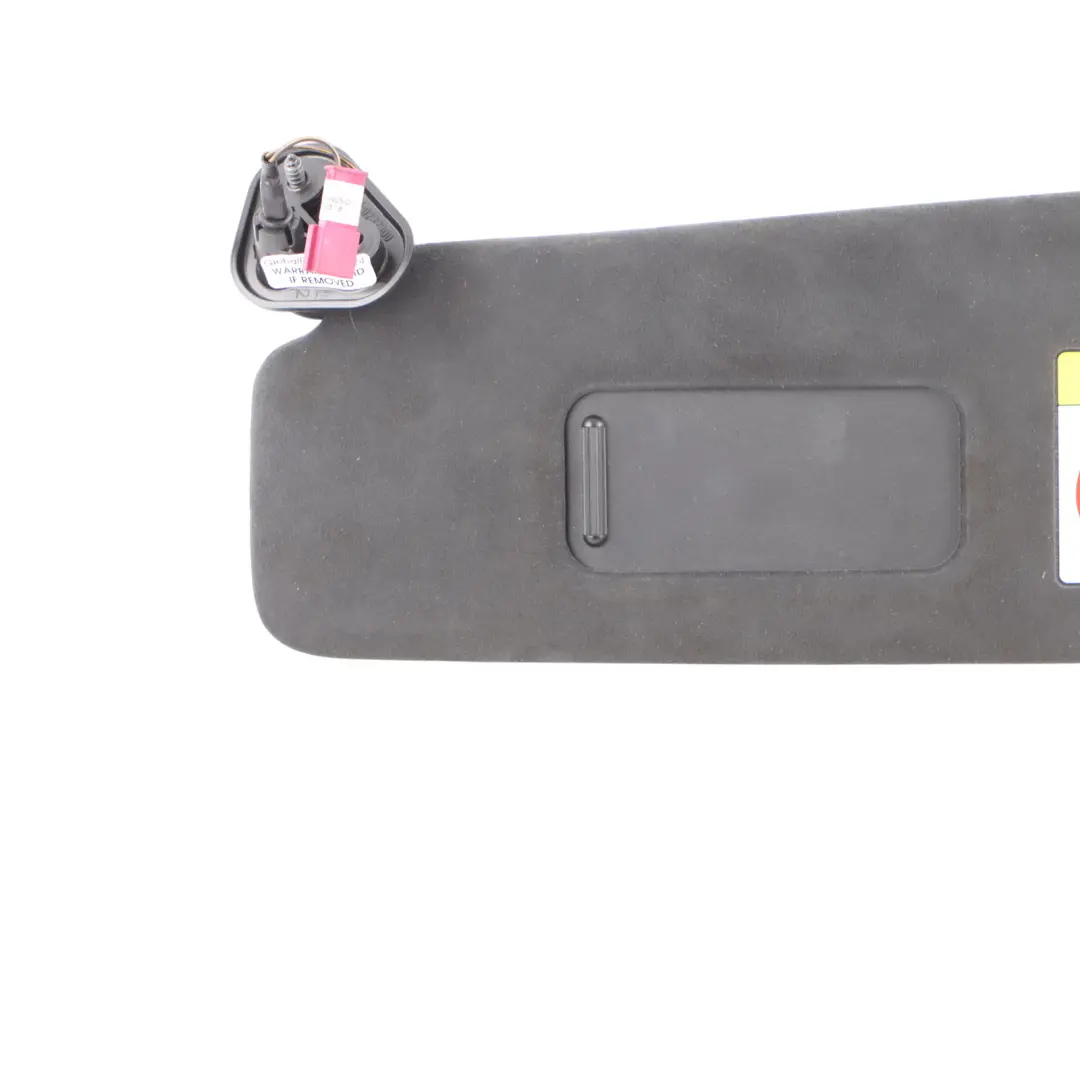 Sun Visor BMW F06 GT F13 Left N/S Alcantara Anthrazit With Label ECE to with Part number 8064925 Sun Visor BMW F06 GT F13 Left N/S Alcantara Anthrazit With Label ECE - SKU 8064925 - Part number 8064925