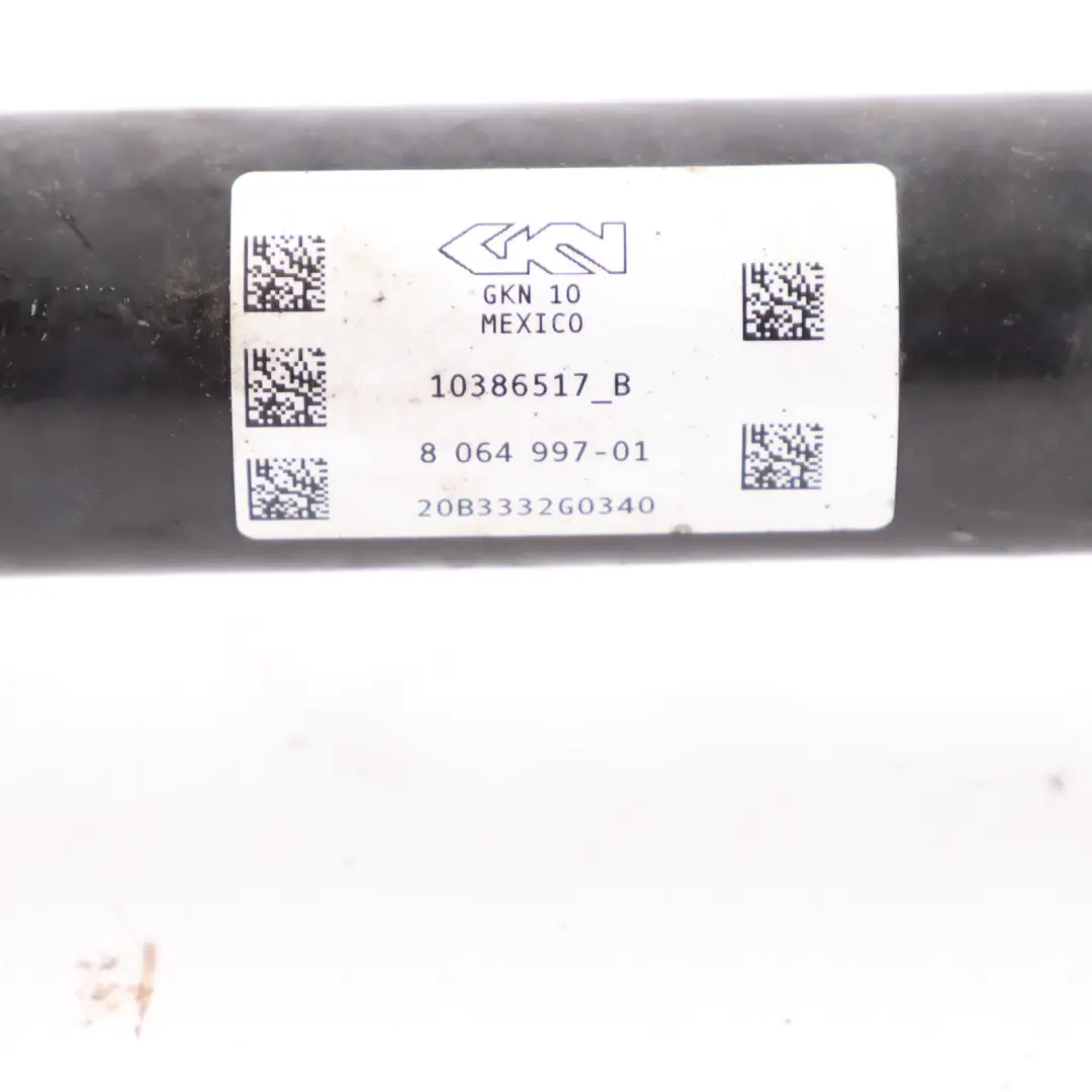 Axle Drive Shaft Output Left N/S to BMW X4 F98 Rear with Part number 8064997 BMW X4 F98 Rear Axle Drive Shaft Output Left N/S - SKU 8064997 - Part number 8064997