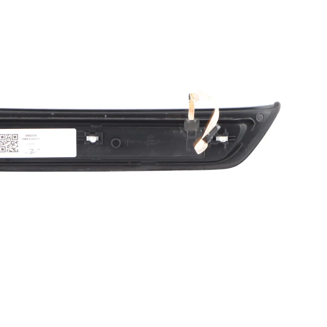 Panel Cubierta Entrada Iluminado Trasera Izquierda para BMW G32 M Sport con número de pieza 8065119 BMW G32 M Sport Panel Cubierta Entrada Iluminado Trasera Izquierda - SKU 8065119 - Número de pieza 8065119