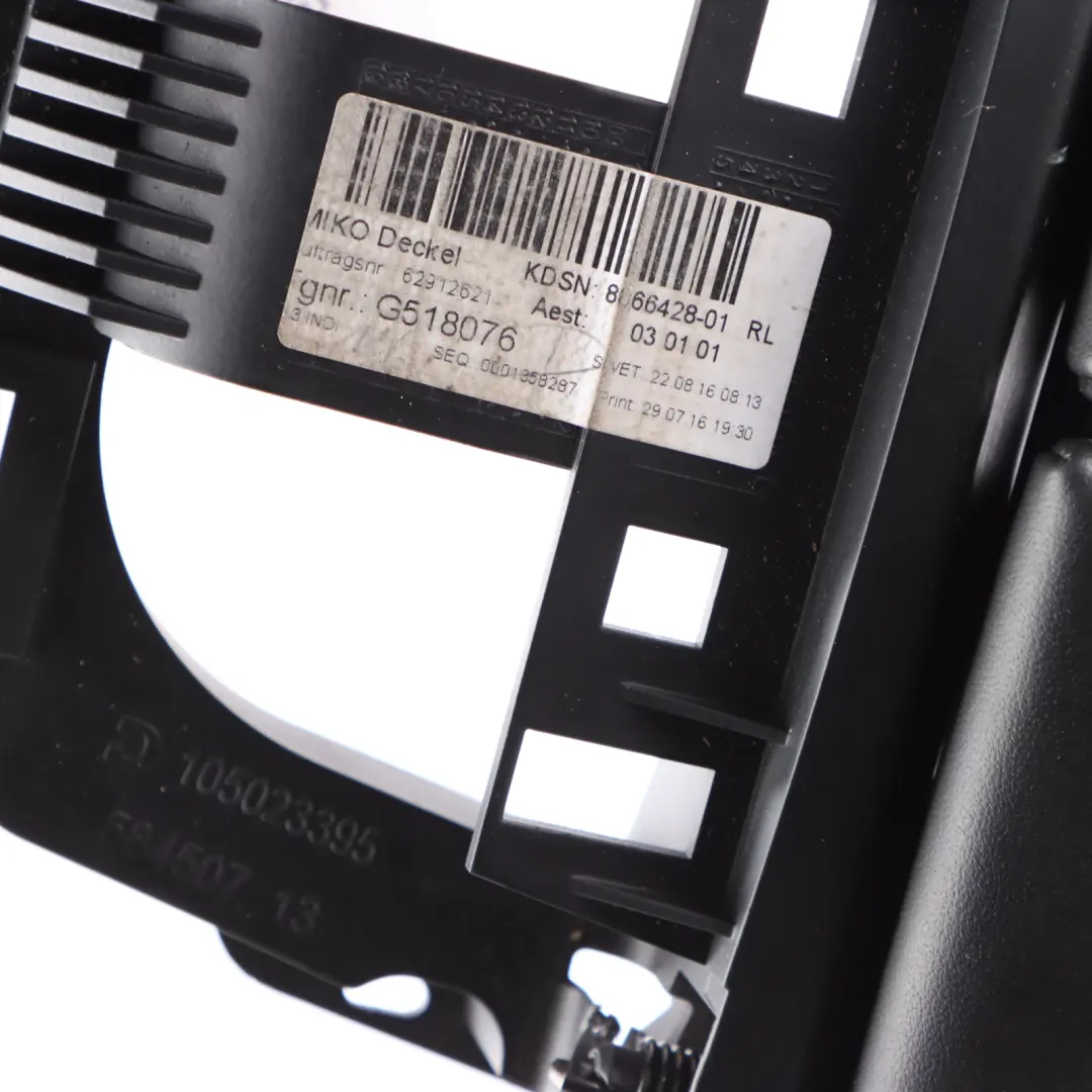 Armrest Centre Console Cover Front Leather Merino Black to BMW F13 LCI M6 with Part number 8066428 BMW F13 LCI M6 Armrest Centre Console Cover Front Leather Merino Black - SKU 8066428 - Part number 8066428