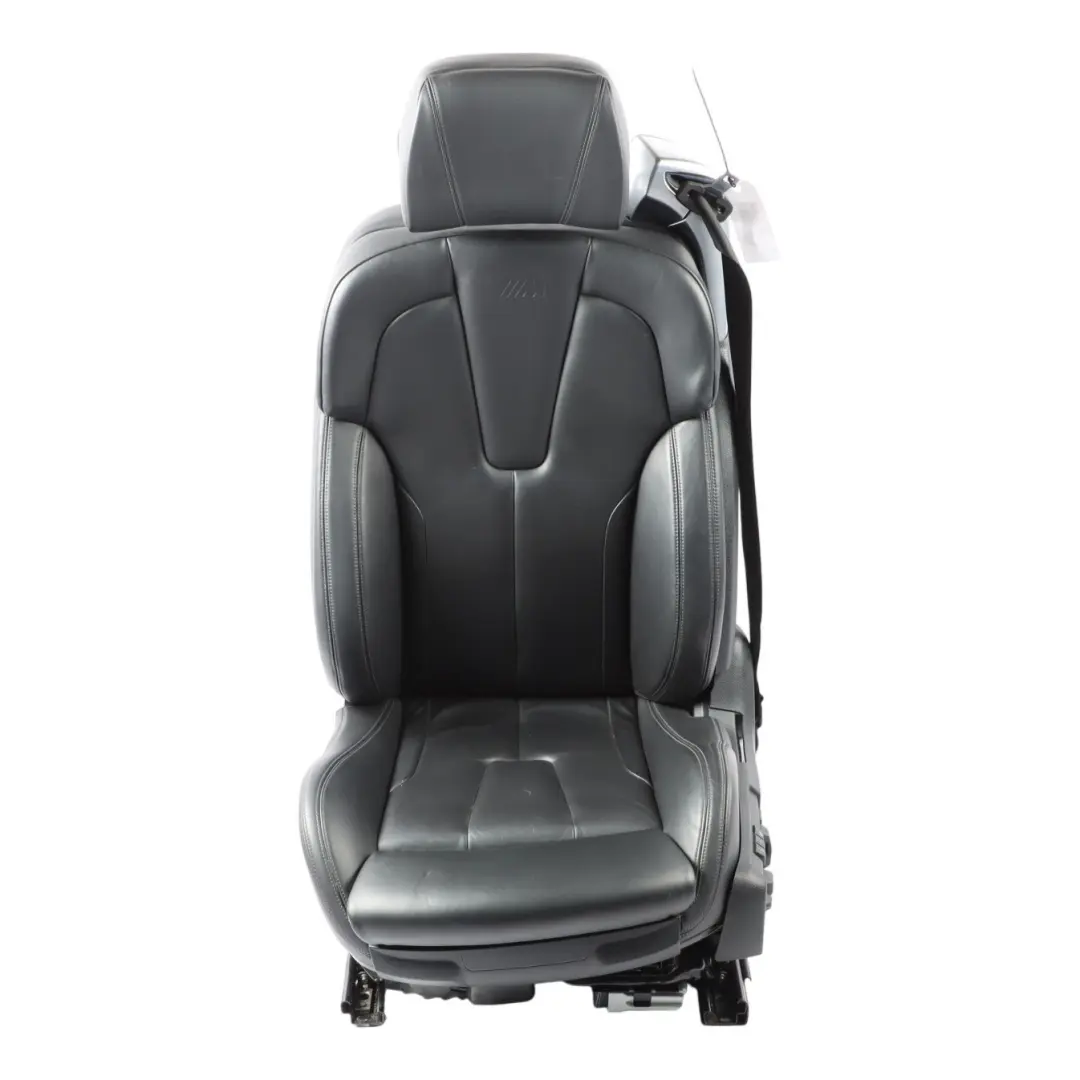 Front Left N/S Heated Memory Leather Merino Black to BMW F12 F13 LCI M6 Seat with Part number 8066599 BMW F12 F13 LCI M6 Seat Front Left N/S Heated Memory Leather Merino Black - SKU 8066599 - Part number 8066599