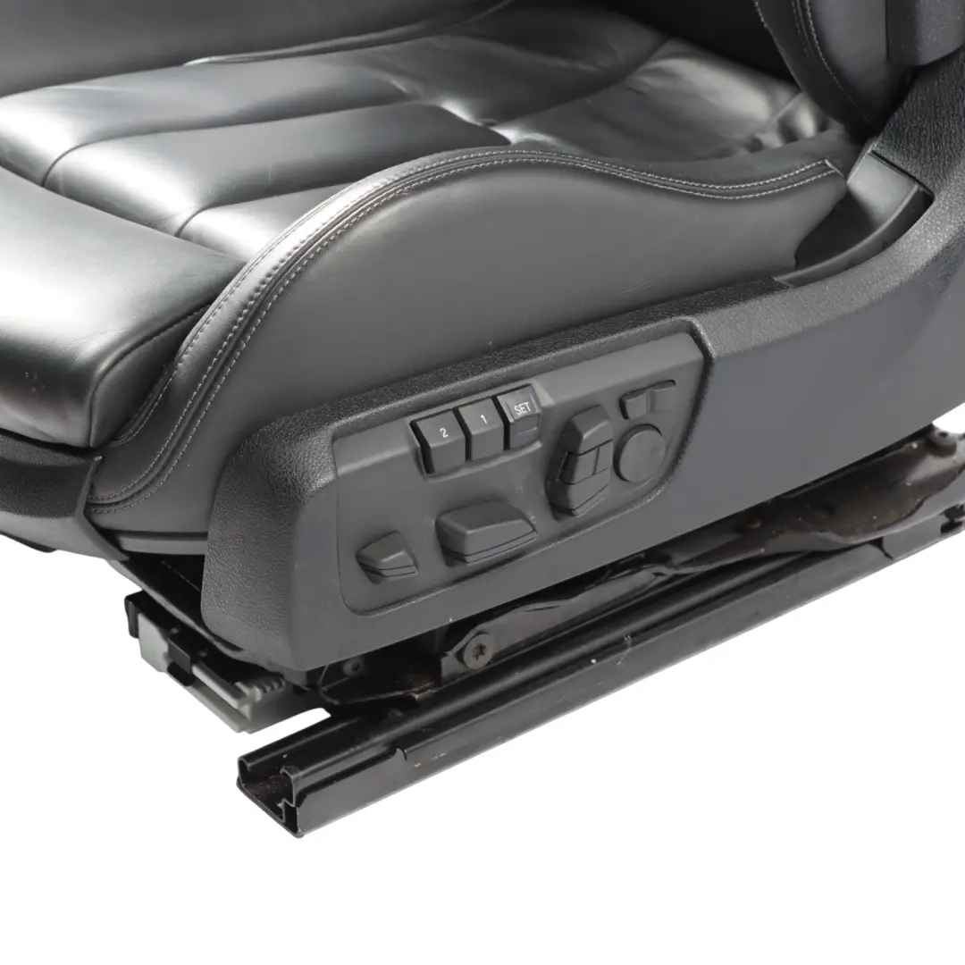 Front Left N/S Heated Memory Leather Merino Black to BMW F12 F13 LCI M6 Seat with Part number 8066599 BMW F12 F13 LCI M6 Seat Front Left N/S Heated Memory Leather Merino Black - SKU 8066599 - Part number 8066599