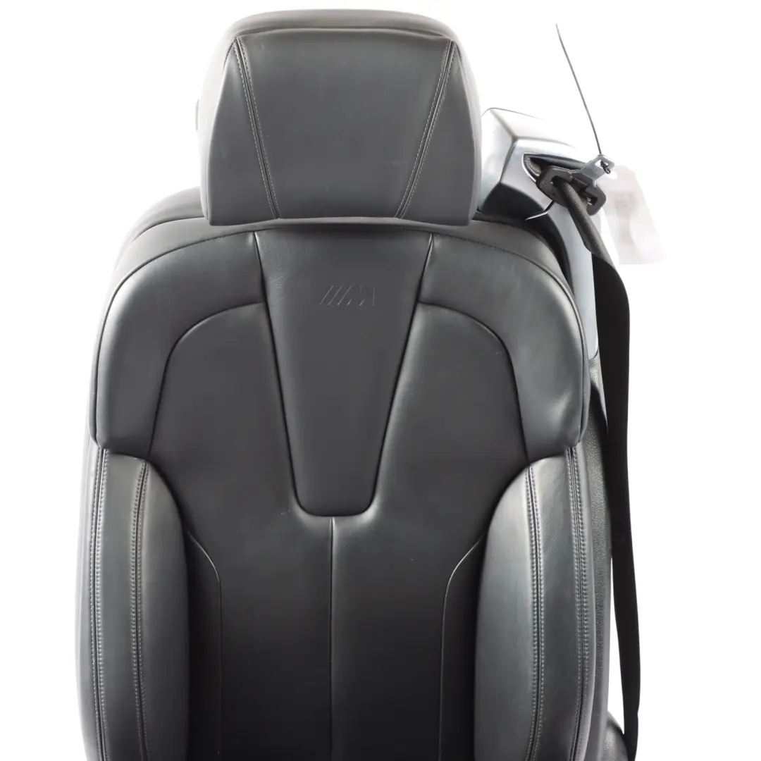 Front Left N/S Heated Memory Leather Merino Black to BMW F12 F13 LCI M6 Seat with Part number 8066599 BMW F12 F13 LCI M6 Seat Front Left N/S Heated Memory Leather Merino Black - SKU 8066599 - Part number 8066599