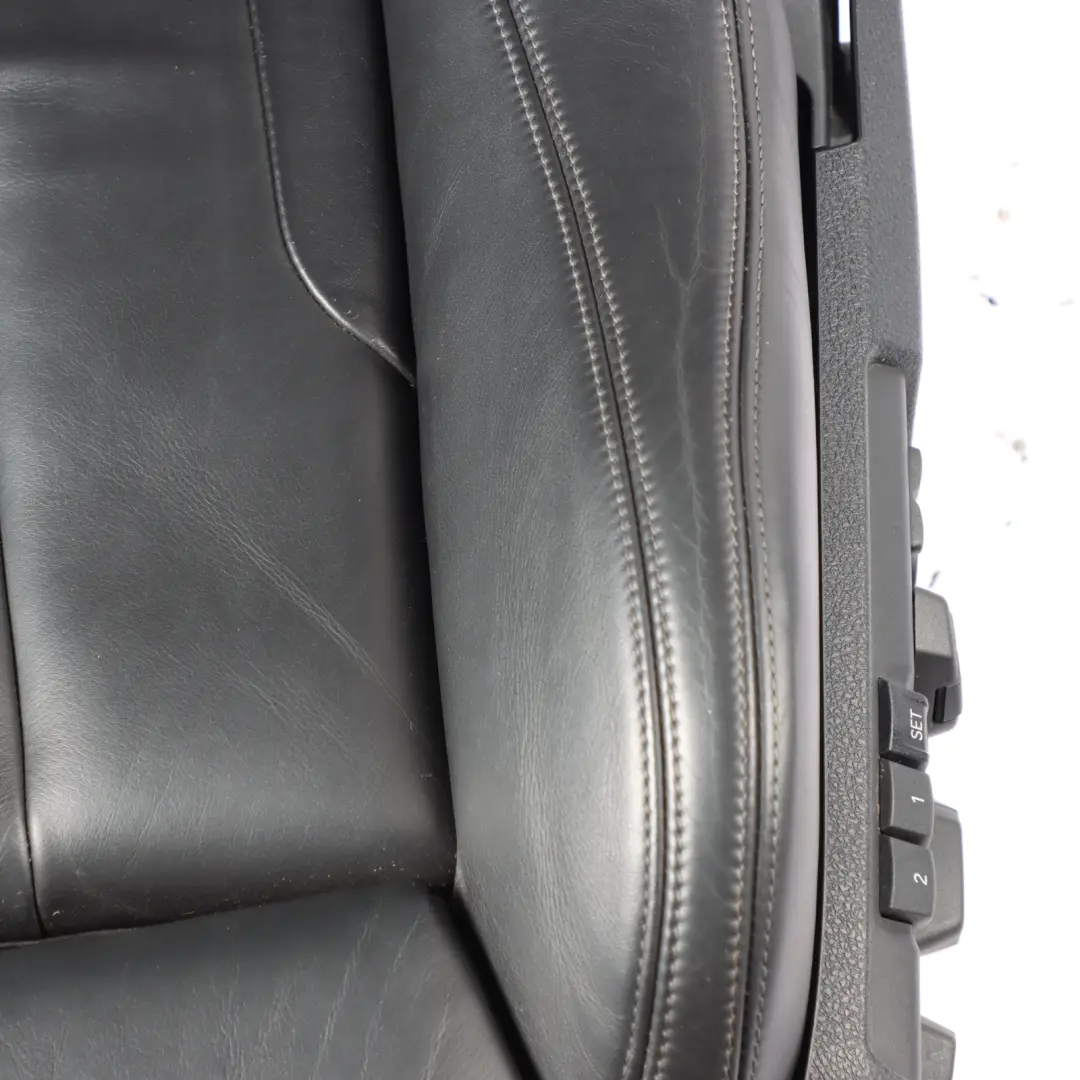 Front Left N/S Heated Memory Leather Merino Black to BMW F12 F13 LCI M6 Seat with Part number 8066599 BMW F12 F13 LCI M6 Seat Front Left N/S Heated Memory Leather Merino Black - SKU 8066599 - Part number 8066599