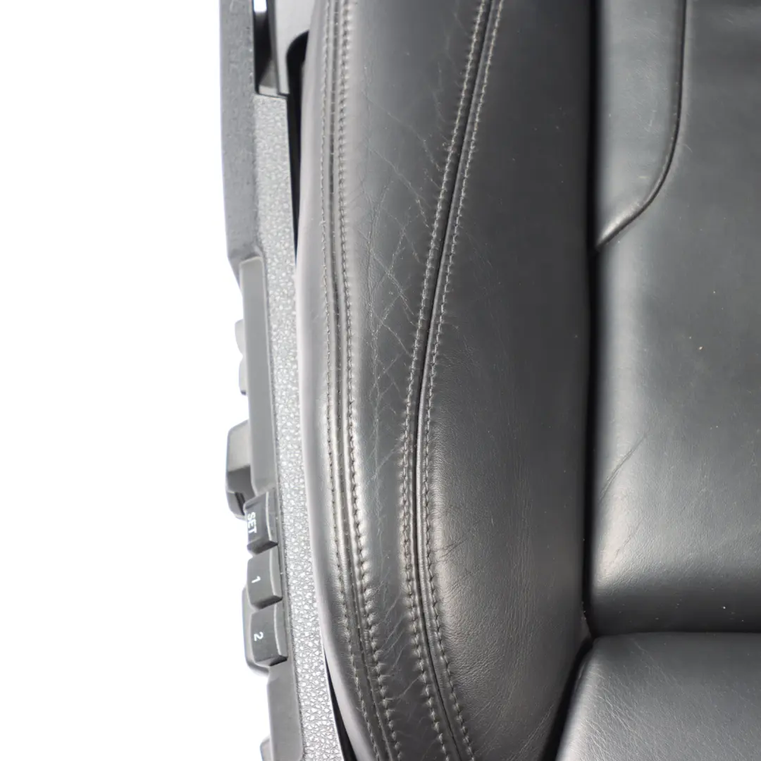 Front Right O/S Heated Memory Leather Merino Black to BMW F12 F13 LCI M6 Seat with Part number 8066600 BMW F12 F13 LCI M6 Seat Front Right O/S Heated Memory Leather Merino Black - SKU 8066600 - Part number 8066600